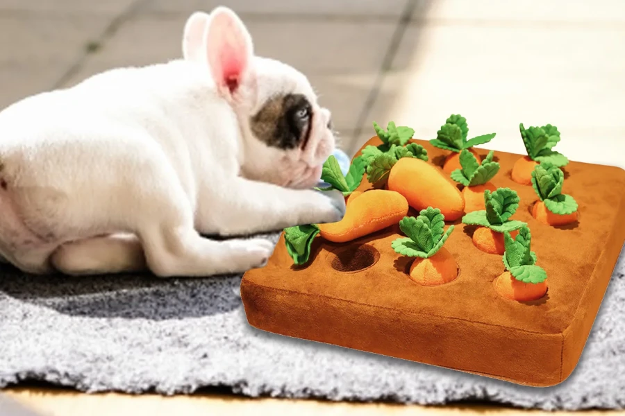 Carrot Shaped Dog Toy